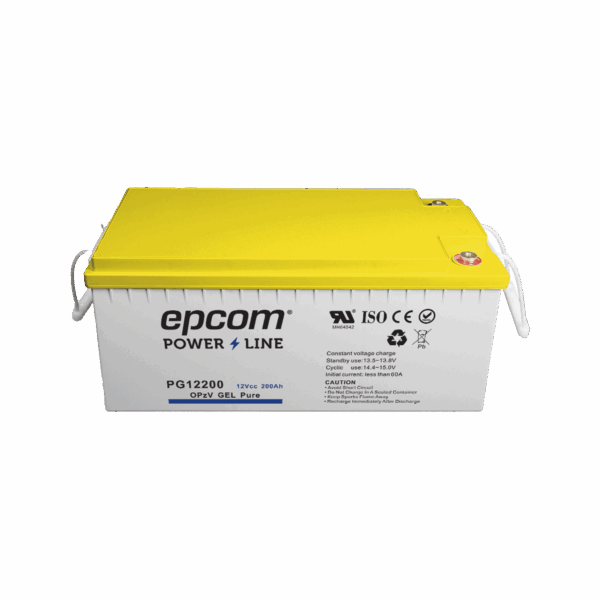 Batería de GEL PURO OPzV / 12 V @ 200 Ah / Ciclo profundo / Uso en Aplicaciones Fotovoltaicas y de Respald