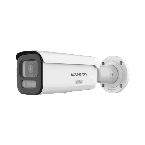 [Dual Light + ColorVu 3.0 + HikAI] Bala IP 8 Megapixel / Lente Mot. 2.8 a 12 mm / 60 mts IR + Luz Blanca / Exterior IP67 / WDR 130 dB / ACUSENSE 3.0 / Metal / NEMA 4X / ACUSEARCH