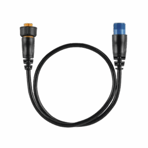 Cable adaptador para conectar un transductor de 8 pines con XID a un puerto de sonda de 12 pines a un dispositivo náutico compatible.