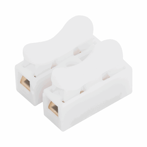 Conector tipo PUSH de 2 Contactos / Para una Conexión Rápida / Puentes de Cables