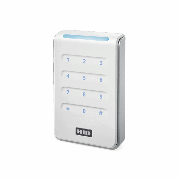 Lector R40 con TECLADO SIGNO WHITE Estandar Multitecnologia/ 40KNWS-00-000000/ Garantia de Por Vida/ Pigtail/Wiegand & OSDP