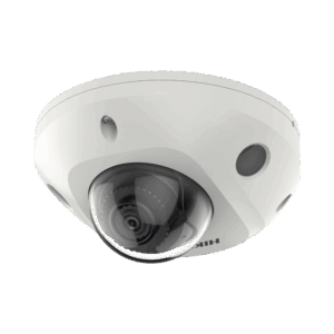 Mini Domo IP 4 Megapixel / Lente 2.8 mm / 30mts IR EXIR / Micrófono Integrado / Exterior IP67 / IK08 / PoE / DARKFIGHTER / Alarmas y Audio I/O / ONVIF / Micro SD / 4 Analíticos: AcuSense, Deteccion Facial, Conteo de Personas por Cruce y Zona