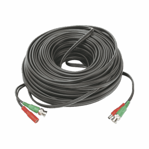 Cable coaxial ( BNC RG59 ) + Alimentación / SIAMÉS / 50 Metros / 100 % COBRE / Para Cámaras 4K  / Uso interior y exterior
