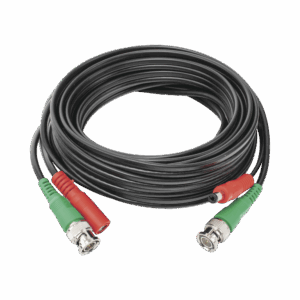 Cable coaxial ( BNC RG59 ) + Alimentación / SIAMÉS / 5 Metros / 100 % COBRE / Para Cámaras 4K  / Uso interior y exterior