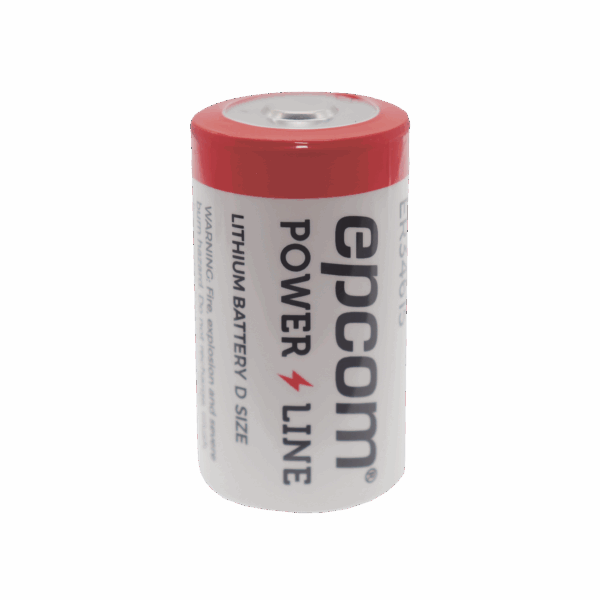 Bateria de 3.6V a 19Ah Li-SOCI2 Tamaño D ( Batería no recargable )
