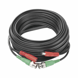 Cable coaxial ( BNC RG59 ) + Alimentación / SIAMÉS / 10 Metros / Aleación Cobre + Aluminio CCA / Para Cámaras 4K  / Uso interior y exterior