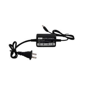 Adaptador de Pared de 12Vcc @ 1 A con cable y clavija Nema 1-15 / 0.5 metros a la toma de alimentación / 0.5 metros a la conexión del dispositivo