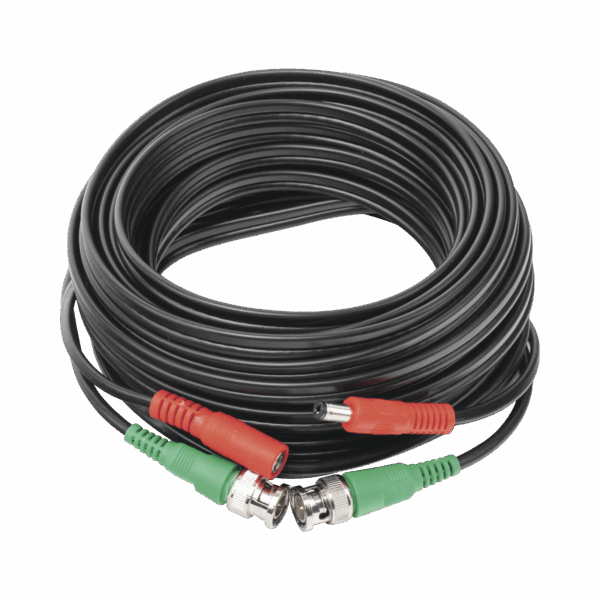 Cable coaxial ( BNC RG59 ) + Alimentación / SIAMÉS / 10 Metros / 100 % COBRE / Para Cámaras 4K  / Uso interior y exterior