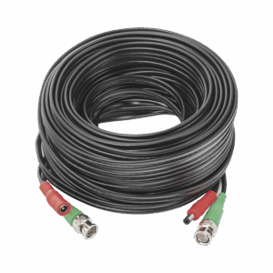 Cable coaxial ( BNC RG59 ) + Alimentación / SIAMÉS / 20 Metros / Aleación Cobre + Aluminio CCA / Para Cámaras 4K  / Uso interior y exterior