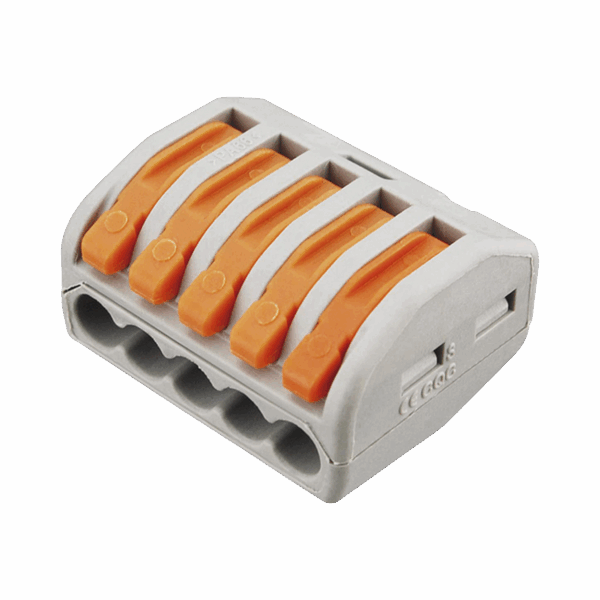Conector Compacto para 1 Cable de Entrada 4 Cables de Salida / Cables Compatibles 12AWG-28AWG