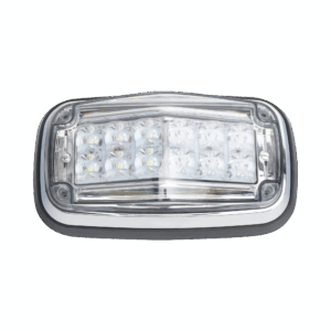 Luz de advertencia 8 X 4″, Color Rojo / Claro, IP67, S...
