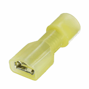 Terminal hembra aislada completa / para cables 12-10 AWG / Para baterías con terminal F1 / Paquete de 25 piezas