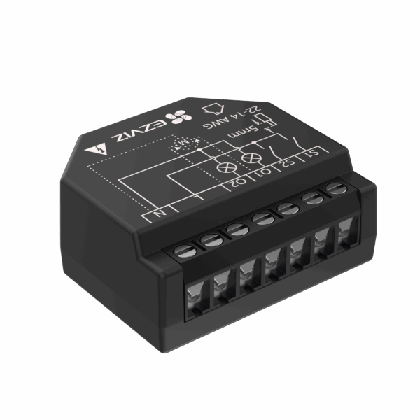 Relevador Wi-Fi  Inteligente / 2 Salidas Para 2 Apagadores / Ideal Para Control de Iluminación / Control Remoto / Horarios Personalizados / Registro de Consumo / 110-240VCA