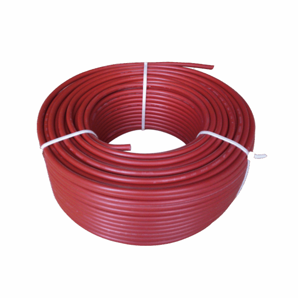 Cable Fotovoltaico Rojo / 10 mm² ( 8 AWG) / Material COBRE /  2000V / Rollo de 50 metros.