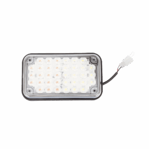 Luz de Advertencia de 6X4″, Bicolor Rojo/Claro, Ideal para Ambulancias