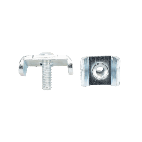 Kit 1 Con Nuevo Diseño, Unión Segura para Tramos de Charolas, Sin Pérdida de Piezas, Menor Tiempo de Instalación y Acabado Electrozincado (2 Piezas)
