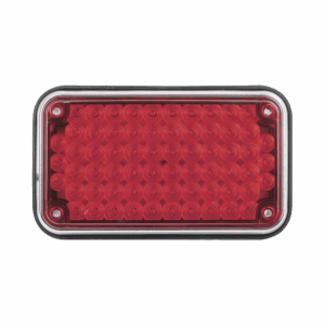 Luz de Advertencia de 6X4″, Color Rojo, Ideal para Ambulancias