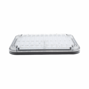 Luz de Advertencia de 9X7″, Bicolor Rojo/Claro, Ideal para Ambulancias