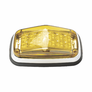 Luz de advertencia 8 X 4″, Color Ámbar, IP67, SAE,  Id...