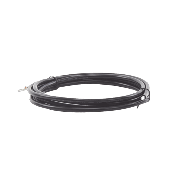Cable para Controlador, 3.0 m, Negro, Calibre 8 AWG con Terminal de Ojo en un Extremo