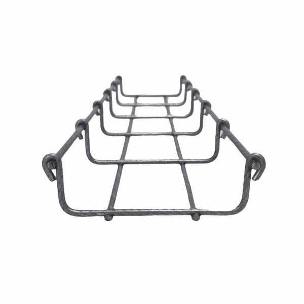 Charola Bimetálica Tipo Malla 33/100 mm, Ideal Para Utilizarse al Exterior o Zonas Húmedas, Hasta 53 Cables Cat6, Tramo de 3 Metros
