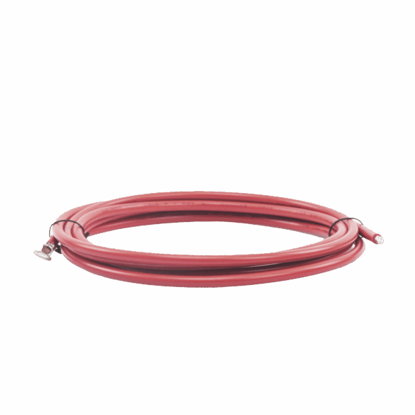 Cable para Controlador 3.0 m, Rojo, Calibre 8 AWG con Terminal de Ojo en un Extremo