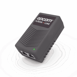 Adaptador de pared / Inyector PoE / 24 Vcc / 1 A / Controlado por chip IC / Protección contra OV, OC, SC, UV/  Fácil de instalar