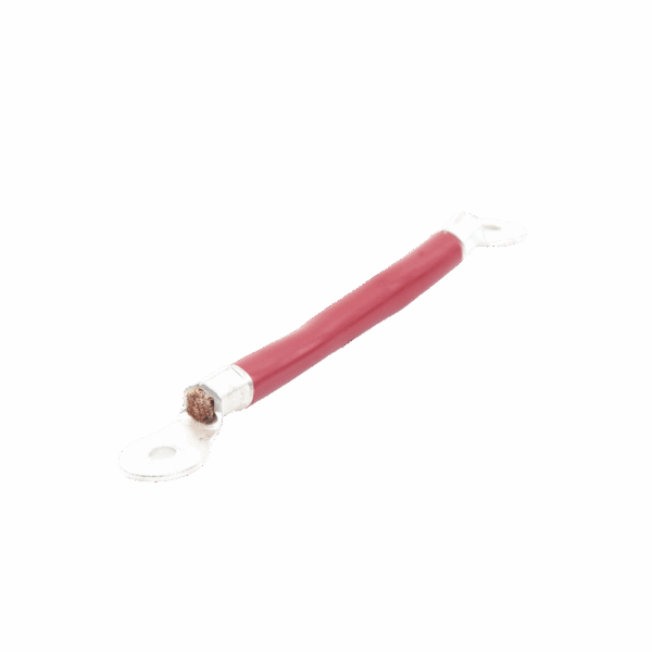 Cable para Baterías, 0.2 m, rojo, Calibre 2 AWG con Terminales de Ojo en Ambos Extremos
