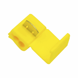 Terminal tipo almeja / 12 – 10 AWG / Amarillo / Paquete de 25 piezas.