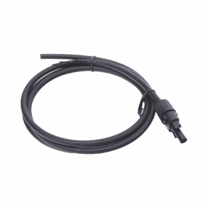 Cable Fotovoltaico 1.5 m, Negro, Calibre 10 AWG con Terminal MC4-H en un Extremo
