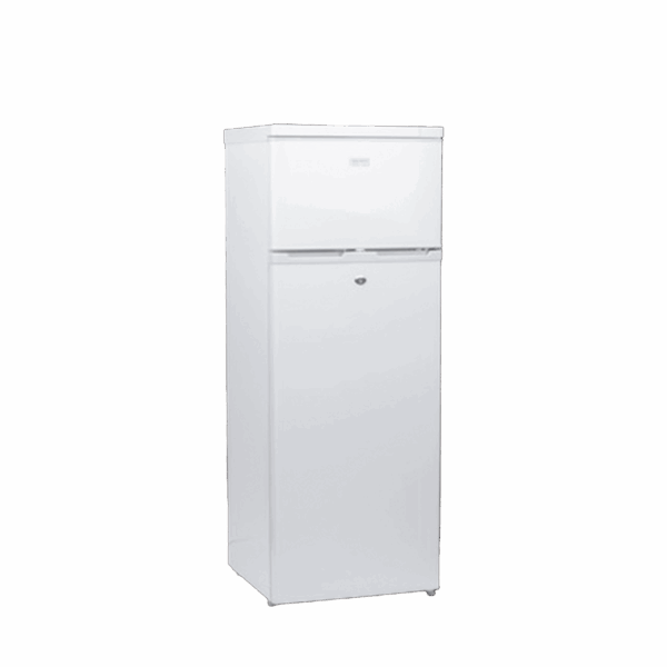 Refrigerador Combinado Solar de 220L (7.7 ft3) - 12/24V, Alta Capacidad, Optimo Para Operación Sin Red Eléctrica, Rendimiento Superior.