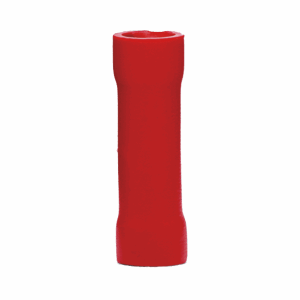 Conector a tope aislado / 22 - 16 AWG / Rojo / Paquete de 25 piezas