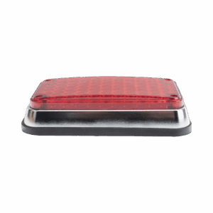 Luz de Advertencia de 6X4″, Color Rojo, Ideal para Ambulancias