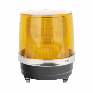 Burbuja Brillante de Larga Vida Útil, Con 150 LEDs, Color Ambar, Domo Ambar, 110 Vca