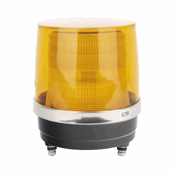Burbuja Brillante de Larga Vida Útil, Con 150 LEDs, Color Ambar, Domo Ambar, 110 Vca