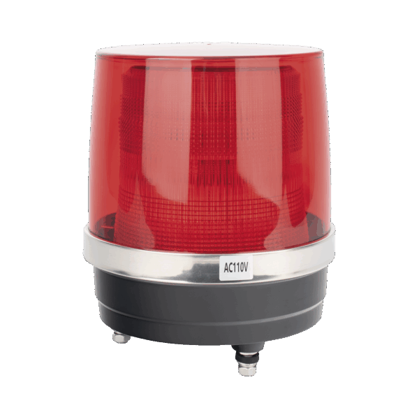 Burbuja Brillante de Larga Vida Útil, Con 150 LEDs, Color Rojo, Domo Rojo, 110 Vca