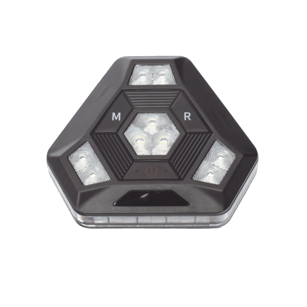 Luz Auxiliar Rojo/Azul Ultra Brillante Para Automóviles, Motocicletas y Bicicletas Con Montaje Magnético