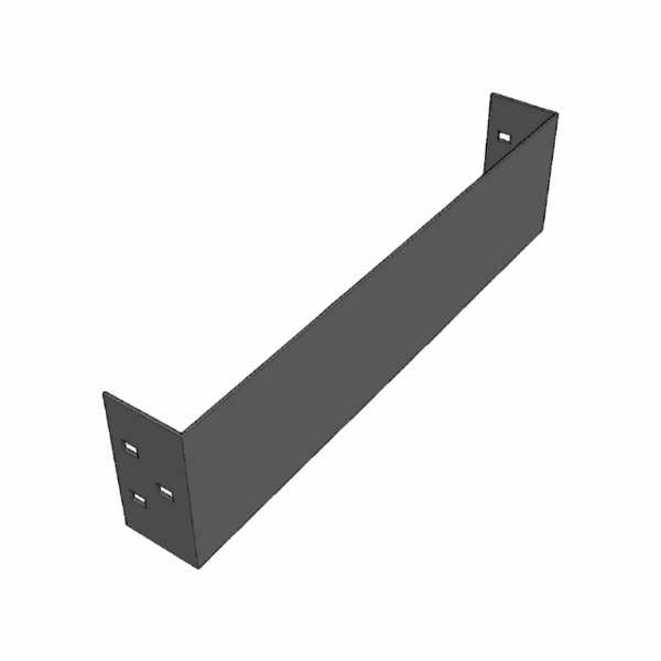 Placa de Cierre para Escalera de Aluminio / Peralte 3 1/4" / Ancho 12" / Incluye Tornillería (CHPCE314X12AK)