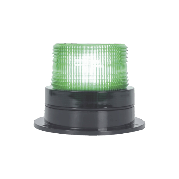 Burbuja Brillante de Larga Vida Útil, con 8 LEDs Color Verde, Domo Verde
