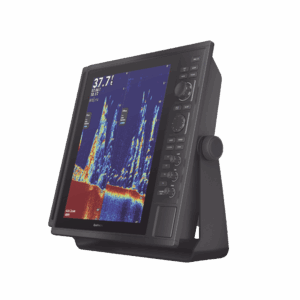 Ecosonda de pesca comercial con salida de 1 kW, trabaja en frecuencia 50/77/200 kHz, Doble canal CHIRP 28-210, SideVü/ClearVü,260/455/800