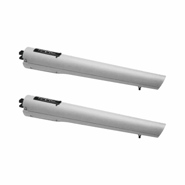 Kit de Operadores FAAC S418 para Puertas Abatibles de hasta 2.7m y 300Kg / Con Capacidad de Respaldo de Baterías y Desbloqueo Manual