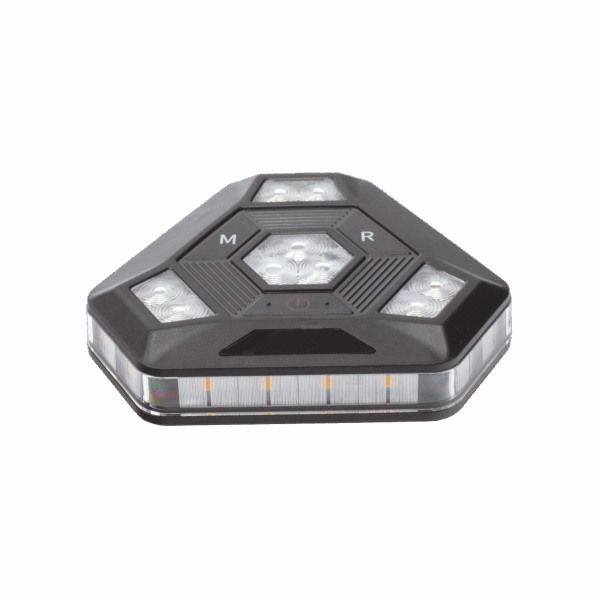 Luz Auxiliar Ámbar Ultra Brillante Para Automóviles, Motocicletas y Bicicletas Con Montaje Magnético