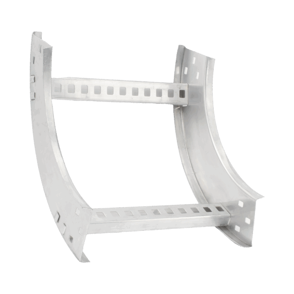 Curva Vertical Interior de Aluminio de 90° Perfil Z / Peralte 3 1/4" / Ancho 12" / Radio 8" / Incluye Tornillería (CHVI90EZ314R8X12AK)