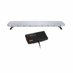 Barra de luces LED de 46″ Rojo/Azul/Ambar , De 132 LEDs, Controlador Incluido, Ideal para Equipar Unidades de Seguridad Publica