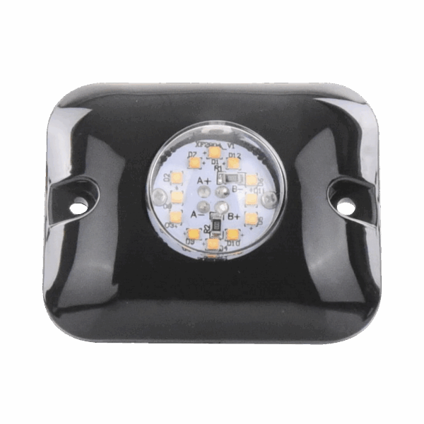 Luz Oculta Ultra Brillante con 12 LED, Color Claro