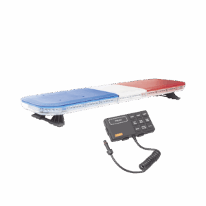 Barra de luces de 47″ rojo/azul, 88 LED, con control de tráfico en color rojo/azul, ideal para equipar unidades de seguridad pública