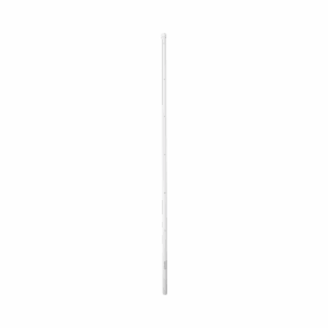Poste de Esquina para Cerca Electrificada. Tubo Galva. de 1.4 m, cal. 18 de 1″ Diam. + Pintura Blanca. Ideal para 6 Aisladores