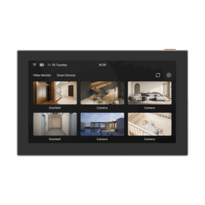 Pantalla Inalámbrica / Con Batería Recargable 4600mAh / Wi-Fi / Ideal Para Escritorio o Pared  / Vista en Vivo de Cámaras EZVIZ / Compatible con Videoportero CS-HP7  para ver Cámara y Apertura Remota  / Audio de Dos Vías
