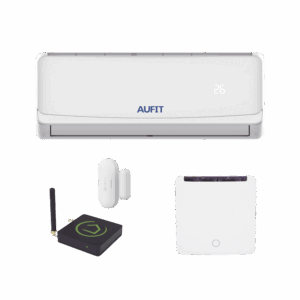 Kit para automatización / Compatible con cualquier Minisplit AUFIT / Minisplit CHI-R32-12K-110 / Termostato IR2900ZW / Hub controlador HC8 /  Contacto magnético Inalámbrico CST2C