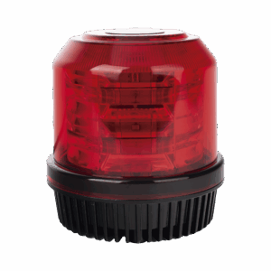Burbuja brillante de 12 LEDs, color rojo, montaje fijo
